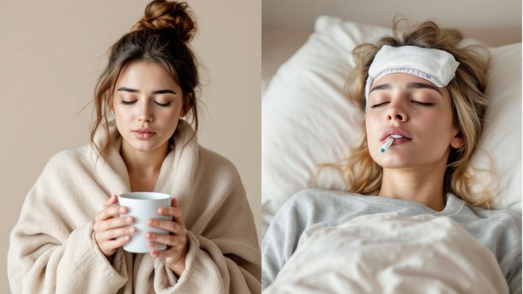 Flu vs Cold Symptoms Chart Your Definitive Guide