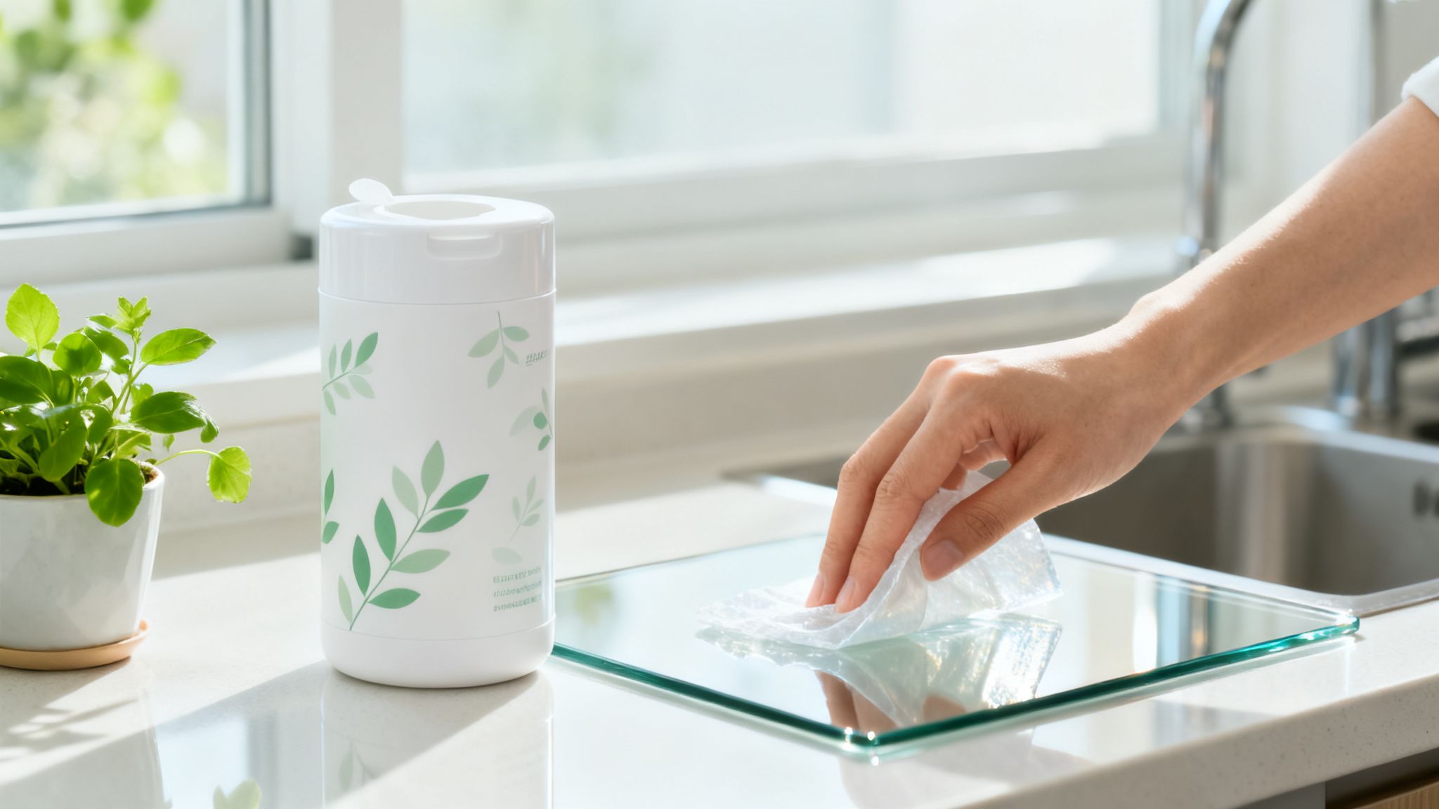 Non Toxic Disinfectant Wipes for Safe, Effective Surface Cleaning