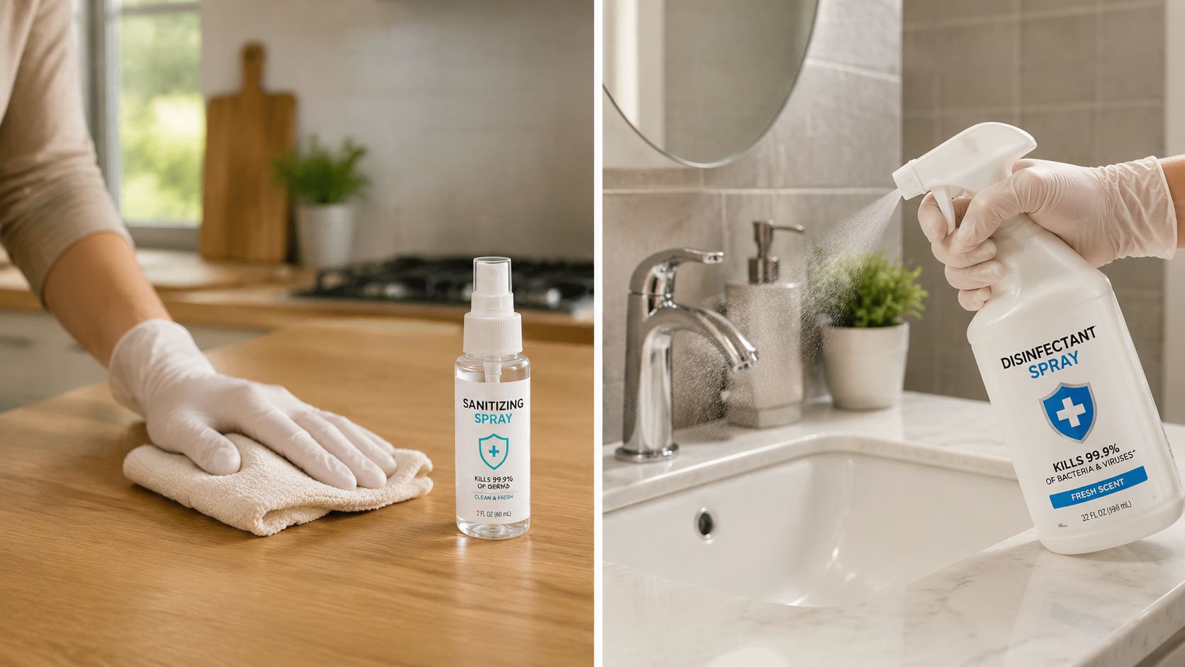 Difference Between Sanitizing and Disinfecting